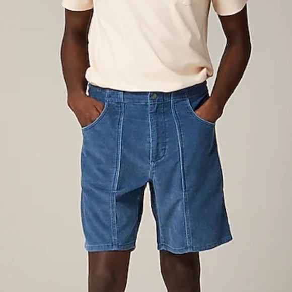 J crew navy BEAMS PLUS X J.Crew 8'' 12-wale corduroy short - Picture 2 of 8